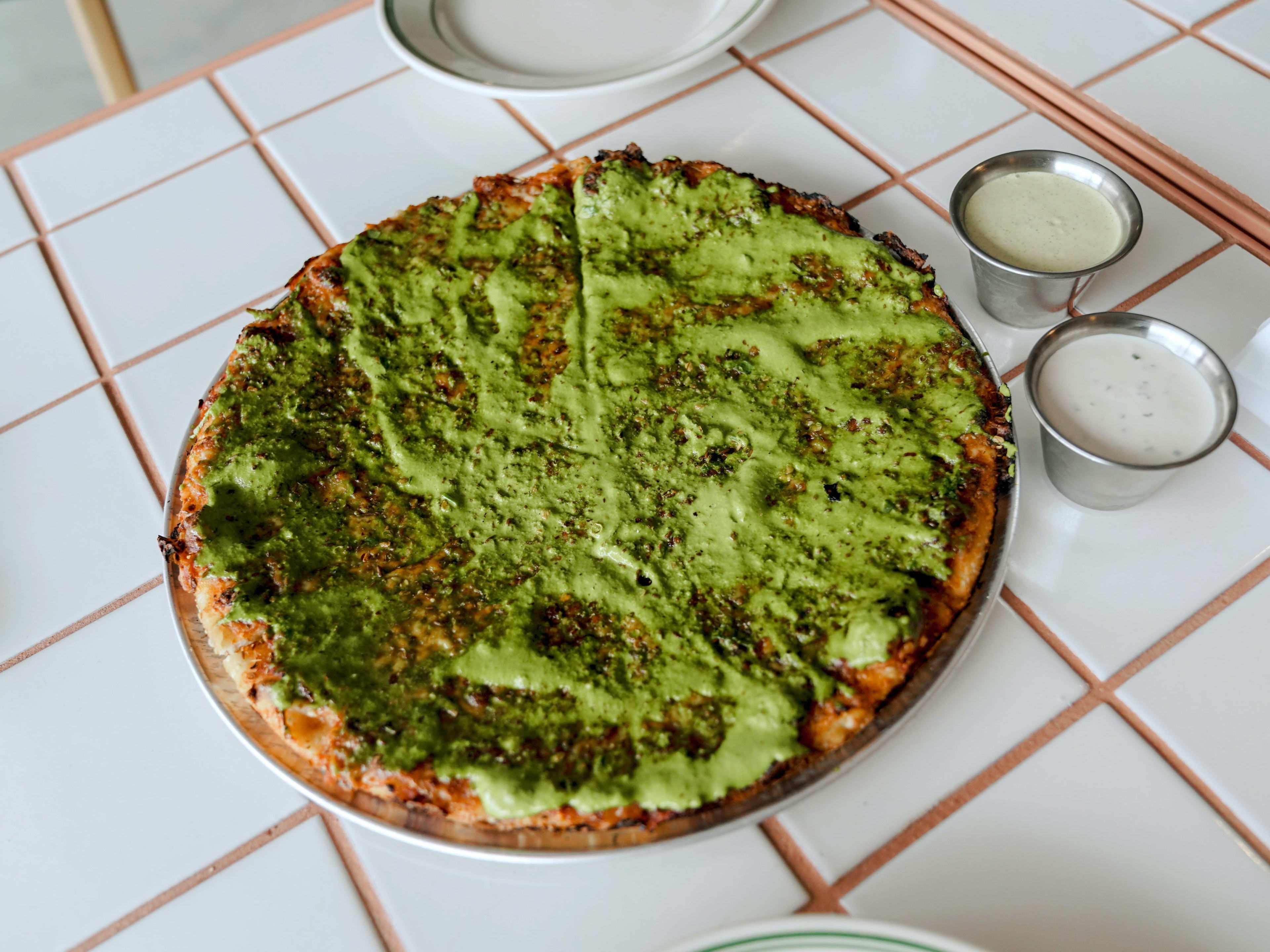 Green Chutney Pijja